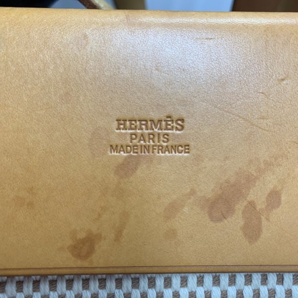 Hermes herbag hand bag beiges canvas - Picture 3 of 16